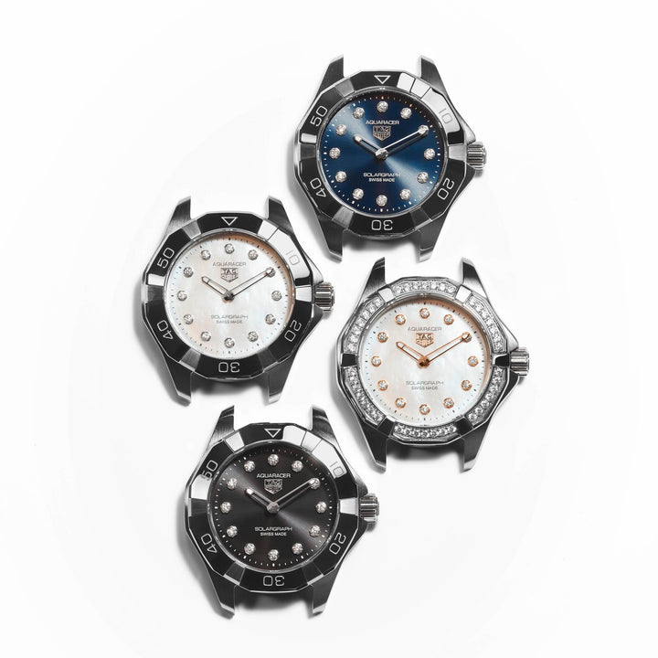 TAG Heuer Aquaracer ladies watch powered by the TH51-00 Solargraph movement