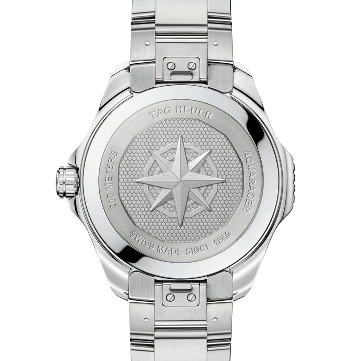 TAG Heuer Aquaracer Professional 200 solar-powered luxury watch with nautical star caseback