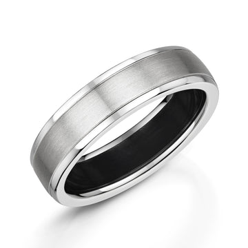 Zedd Duo Platinum Ring
