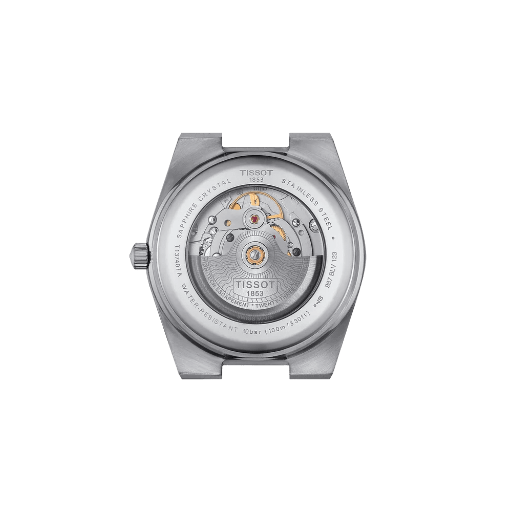 Tissot PRX blue dial watch powered by the Powermatic 80 automatic movement