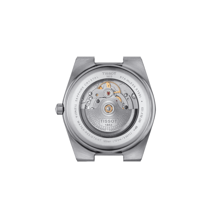 Tissot PRX blue dial watch powered by the Powermatic 80 automatic movement