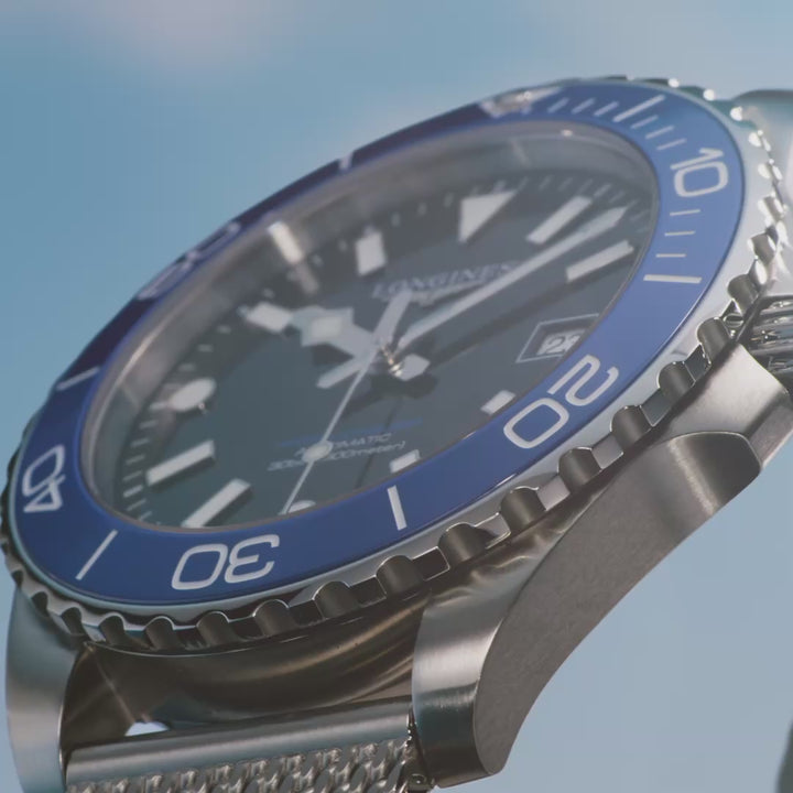 product video for the Longines hero piece Hydro conquest 
