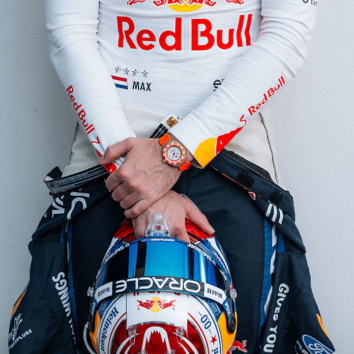 TAG Heuer Formula 1 38mm Solargraph limited edition with orange TH-Polylight bezel
