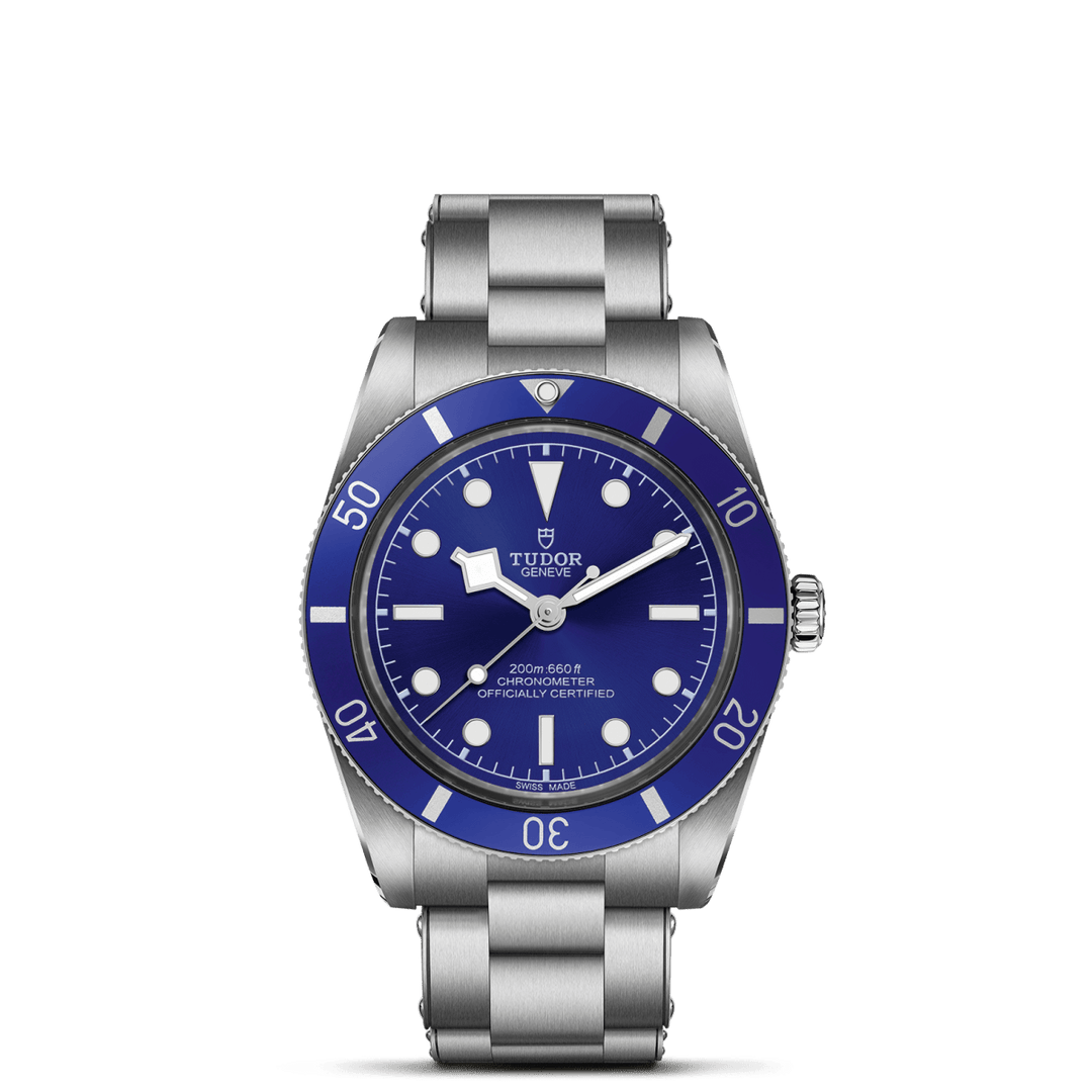A return to classic proportions: 37mm stainless steel, a satin-brushed blue dial, and iconic “Snowflake” hands define this new expression of TUDOR’s heritage. Powered by the COSC-certified MT5400 Manufacture Calibre with a 70-hour power reserve.