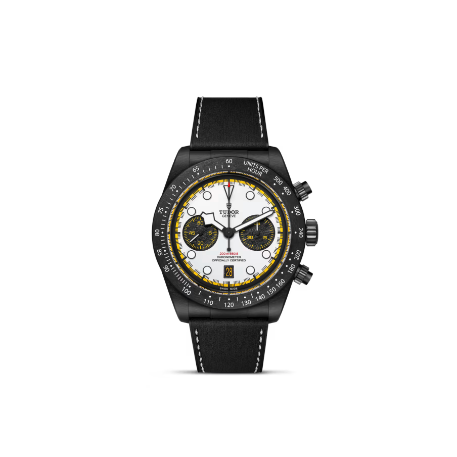 TUDOR Black Bay Chrono Carbon 26 M79377KN-0003 with white dial and carbon case