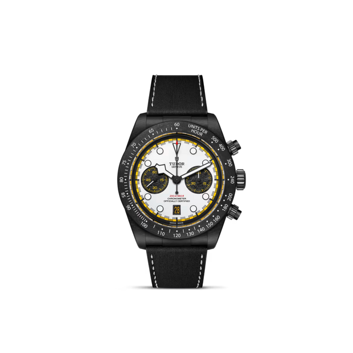 TUDOR Black Bay Chrono Carbon 26 M79377KN-0003 with white dial and carbon case