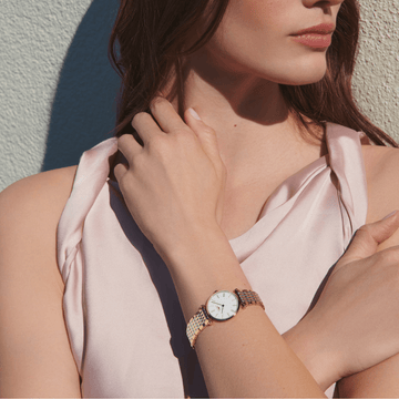 Longines La Grande Classique 24mm two-tone gold and steel watch worn on wrist