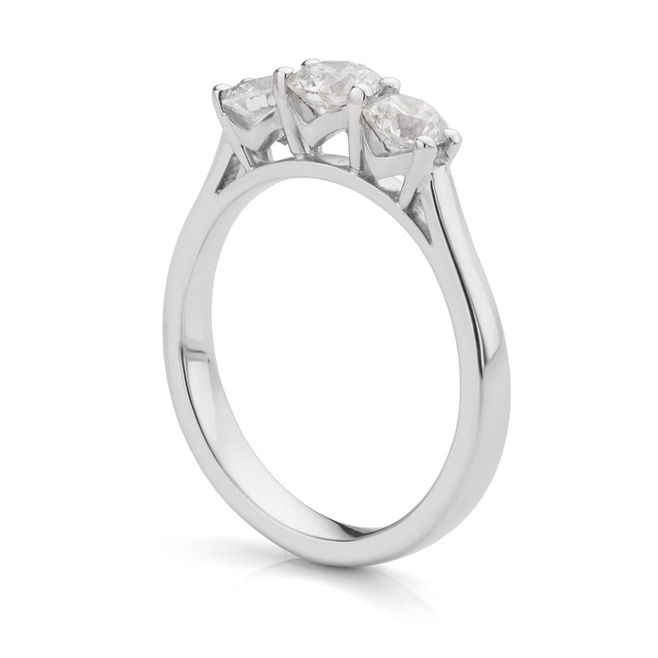 3-Stone Diamond Trilogy Ring