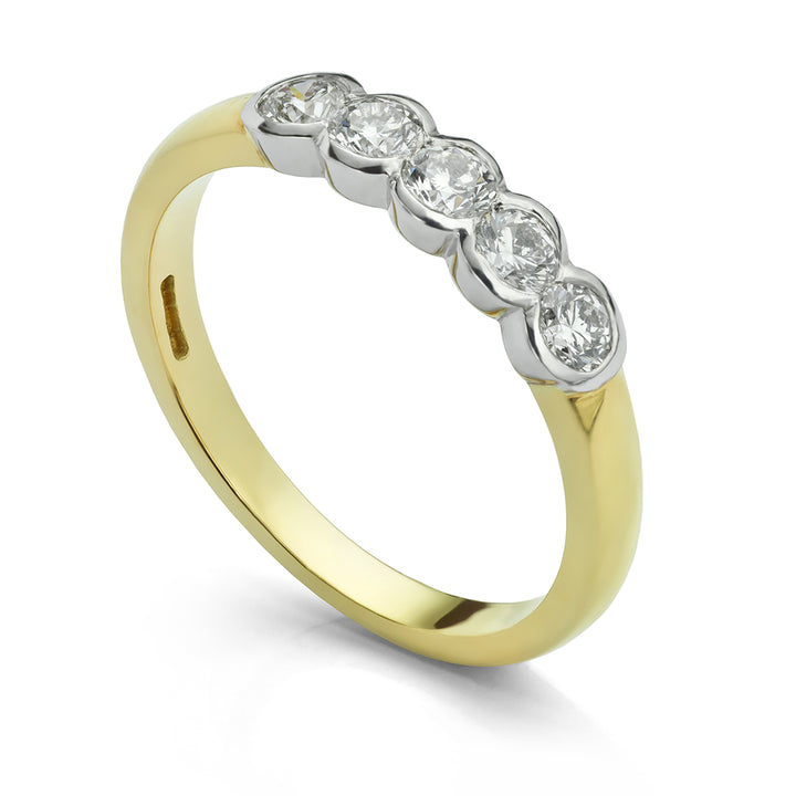 5-Stone Diamond Eternity Ring