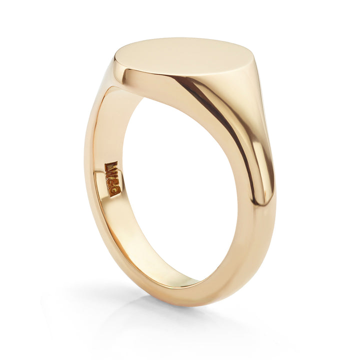 Rose Gold Signet Ring