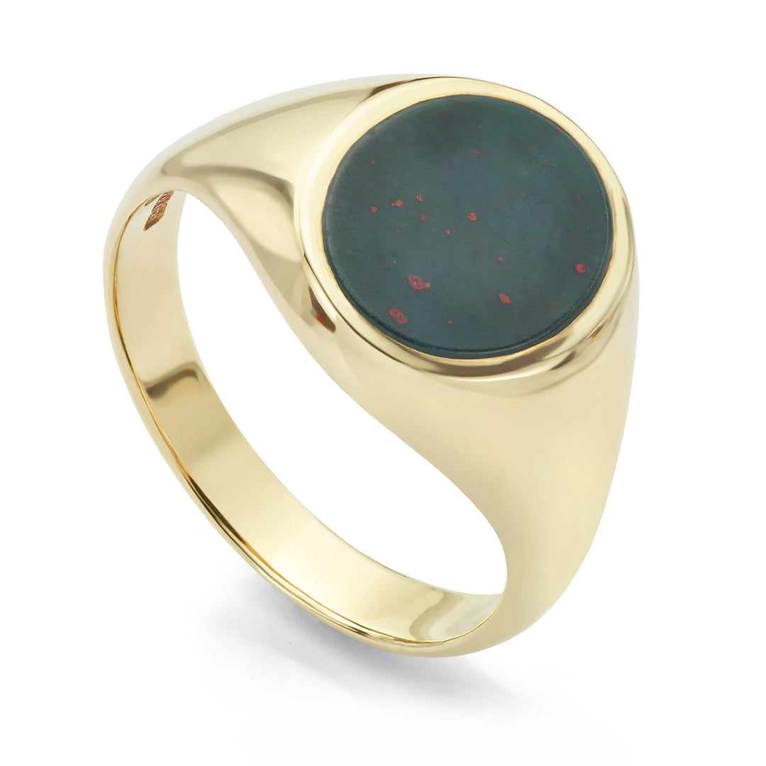 Bloodstone Signet Ring