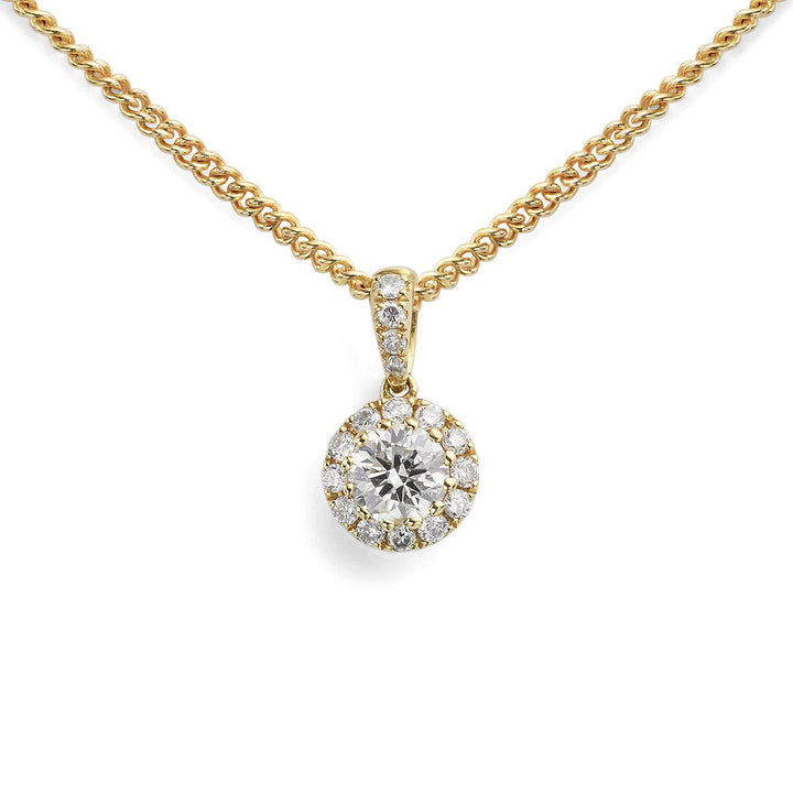 Diamond Cluster Pendant - Deacon & Son