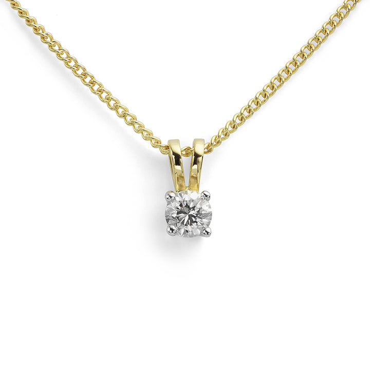 Solitaire Diamond Pendant