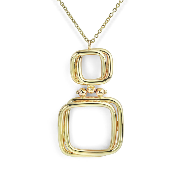 Abstract Square Pendant