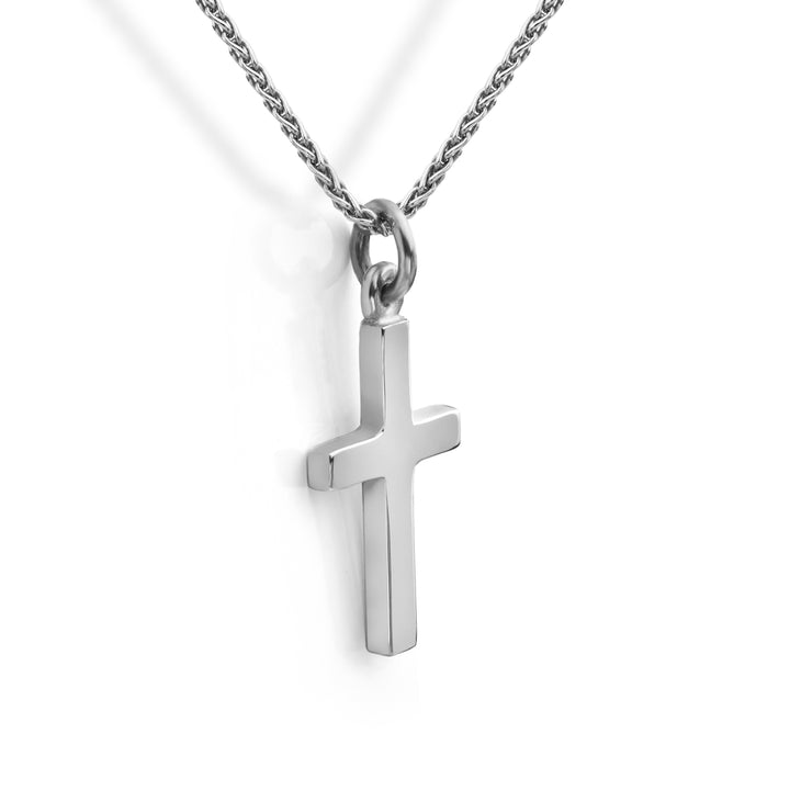 White Gold Cross - Deacon & Son