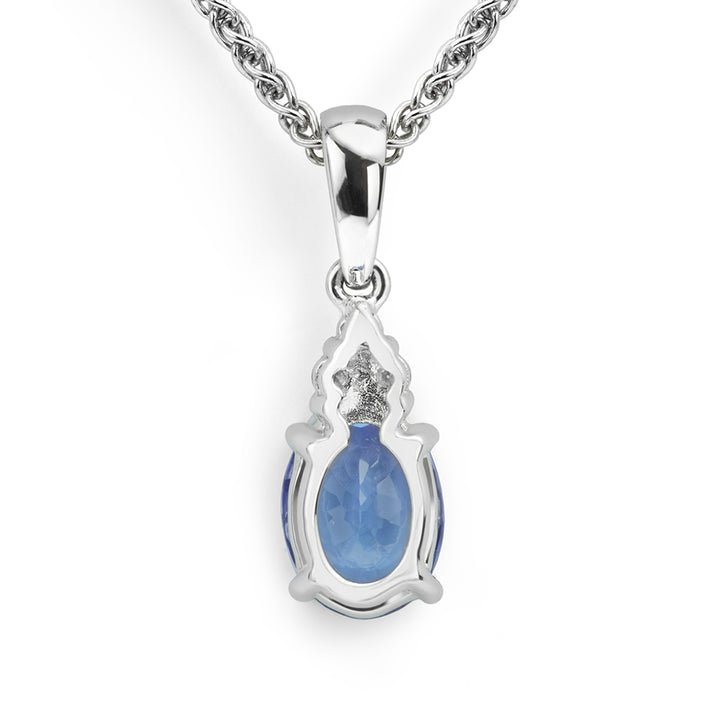 Tanzanite and Diamond Pendant