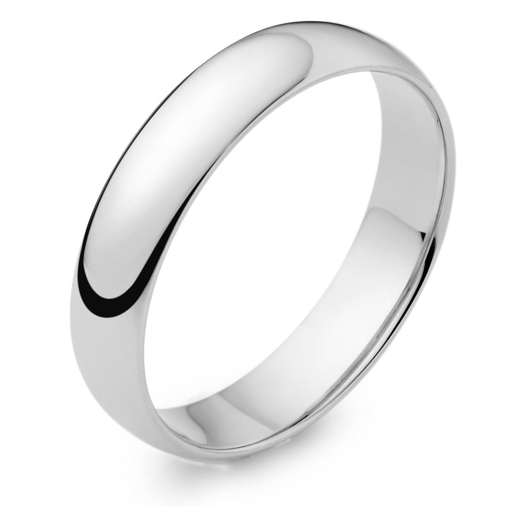 4mm Full Court Wedding Ring