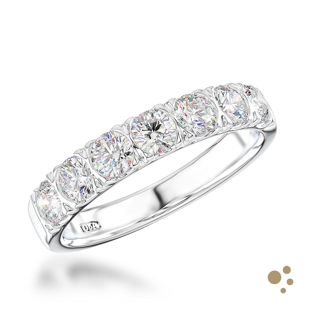 Affinity Bridal 0.93ct Diamond Platinum Ring