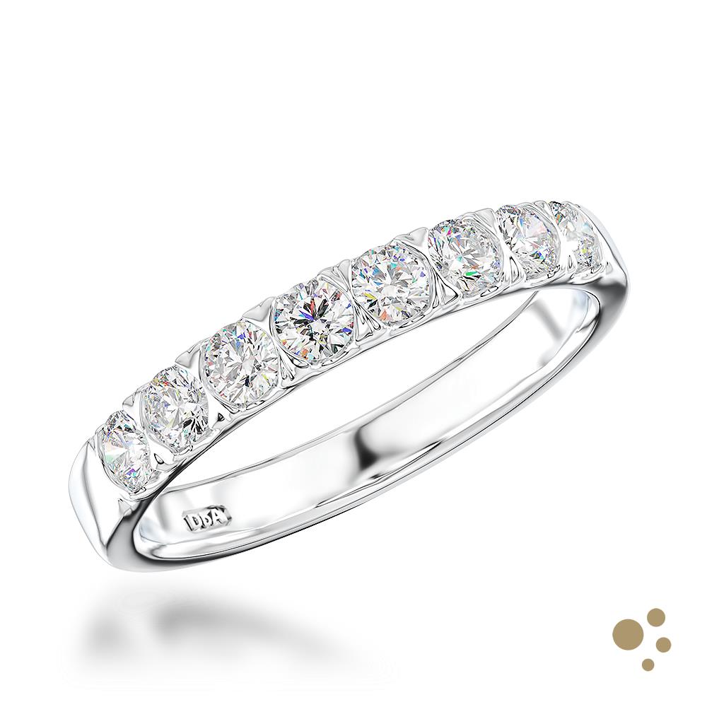 Affinity Bridal 0.52ct Diamond Platinum Ring