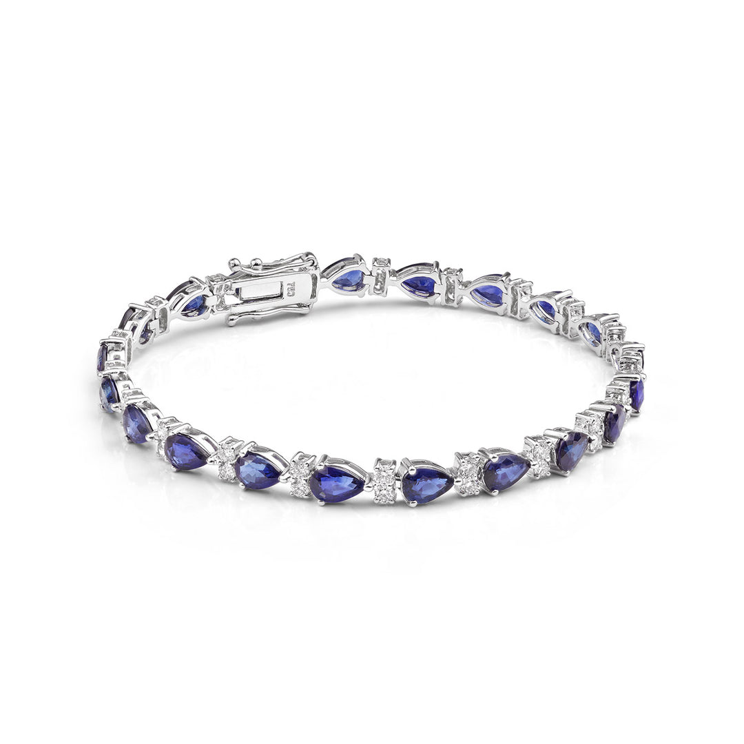 Sapphire and Diamond Bracelet