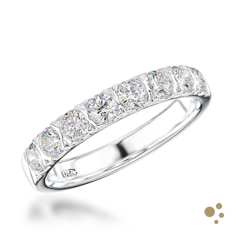 Affinity Bridal 0.71ct Diamond Platinum Ring