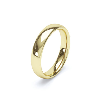 Classic Court Profile Wedding Ring 18ct Yellow Gold