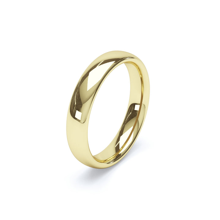 Classic Court Profile Wedding Ring 18ct Yellow Gold