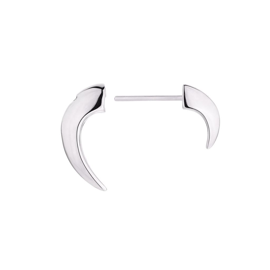 Silver Mini Talon Earrings