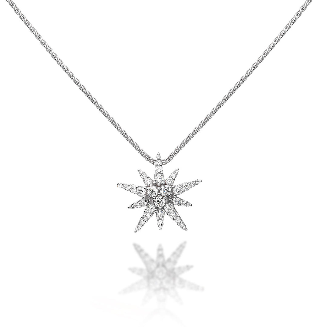 Diamond Set Star Pendant