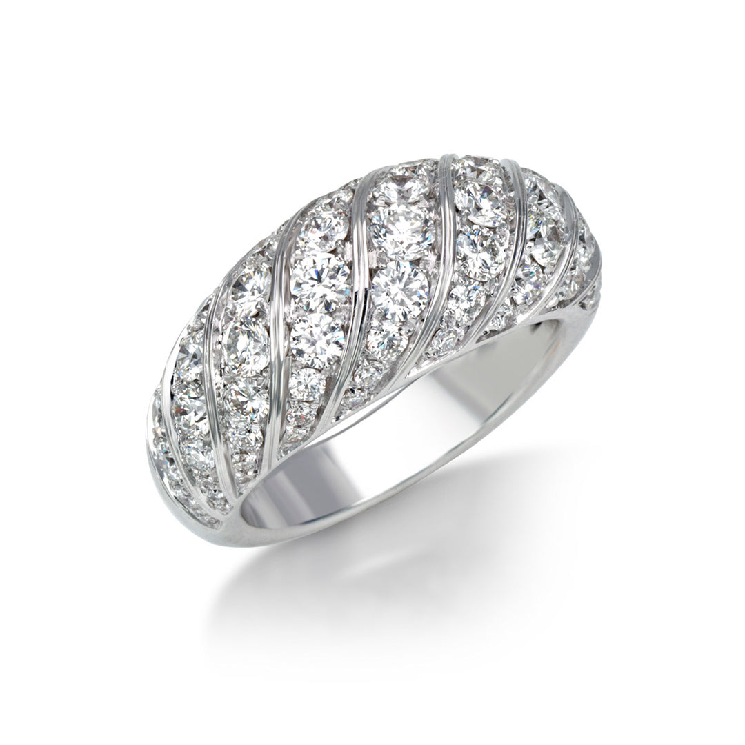 Diamond Encrusted Dress Ring